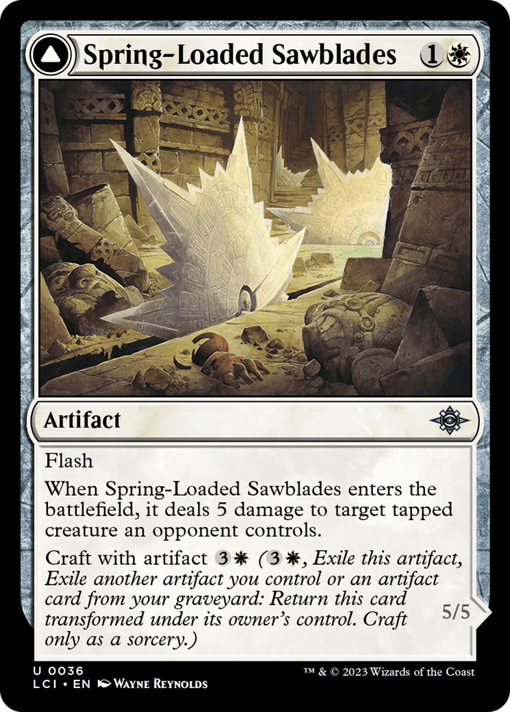 Spring-Loaded Sawblades // Bladewheel Chariot [The Lost Caverns of Ixalan] | Clutch Gaming