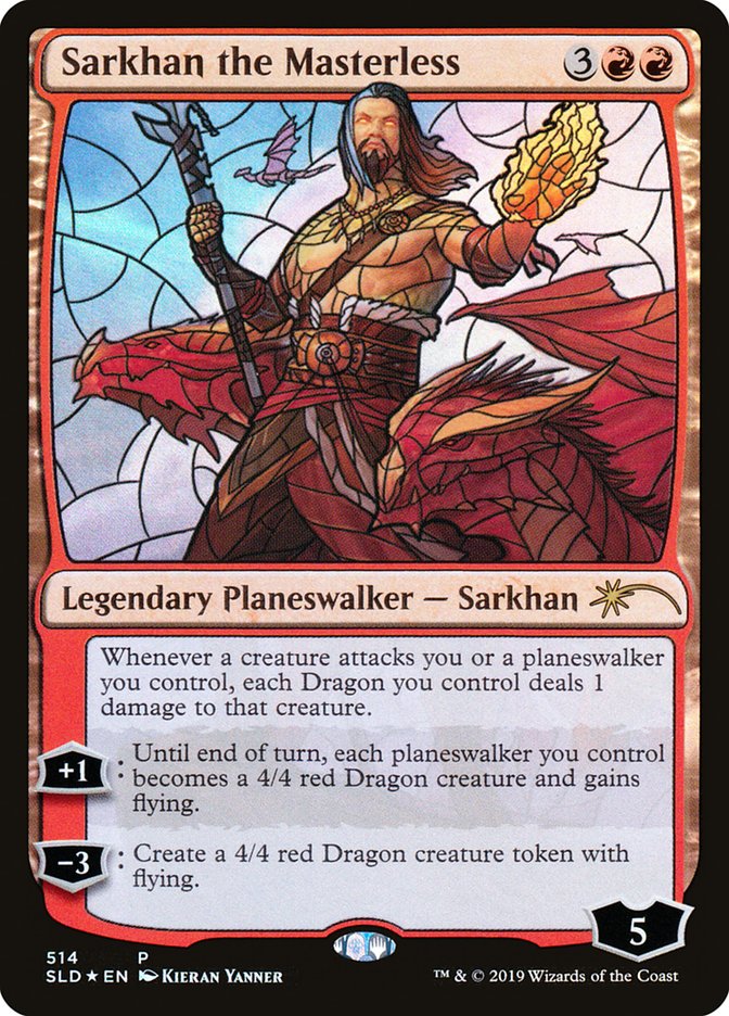 Sarkhan the Masterless (Stained Glass) [Secret Lair Drop Promos] | Clutch Gaming