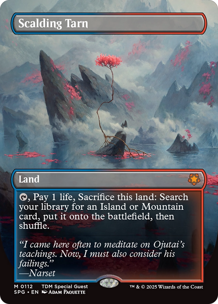 Scalding Tarn (Borderless) [Tarkir: Dragonstorm Special Guests] | Clutch Gaming