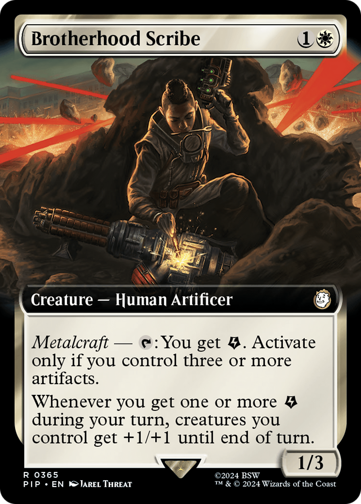 Brotherhood Scribe (Extended Art) [Fallout] | Clutch Gaming