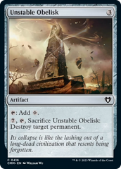 Unstable Obelisk [Commander Masters] | Clutch Gaming