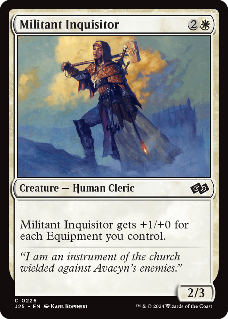 Militant Inquisitor [Foundations Jumpstart] | Clutch Gaming