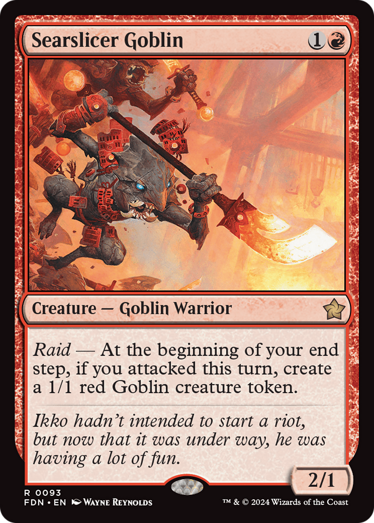 Searslicer Goblin [Foundations] | Clutch Gaming