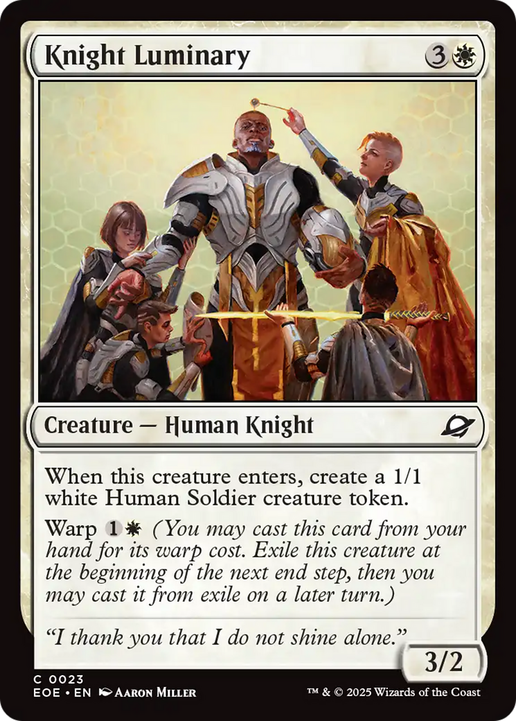 Knight Luminary [Edge of Eternities] | Clutch Gaming