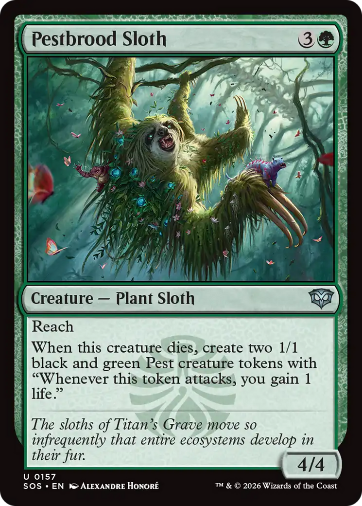 Pestbrood Sloth [Secrets of Strixhaven] | Clutch Gaming