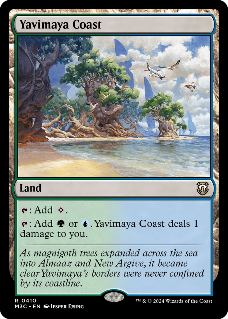 Yavimaya Coast (Ripple Foil) [Modern Horizons 3 Commander] | Clutch Gaming