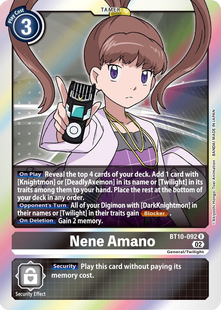 Nene Amano [BT10-092] [Xros Encounter] | Clutch Gaming