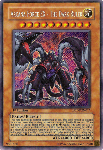 Arcana Force EX - The Dark Ruler [LODT-EN017] Secret Rare | Clutch Gaming