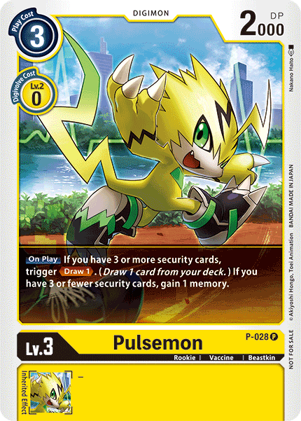 Pulsemon [P-028] [Promotional Cards] | Clutch Gaming