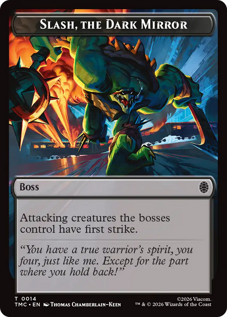 Slash, The Dark Mirror [Teenage Mutant Ninja Turtles Commander Tokens] | Clutch Gaming