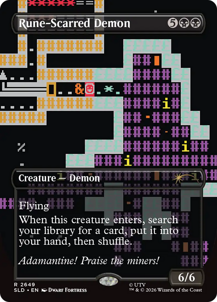 Rune-Scarred Demon [Secret Lair Drop Series] | Clutch Gaming