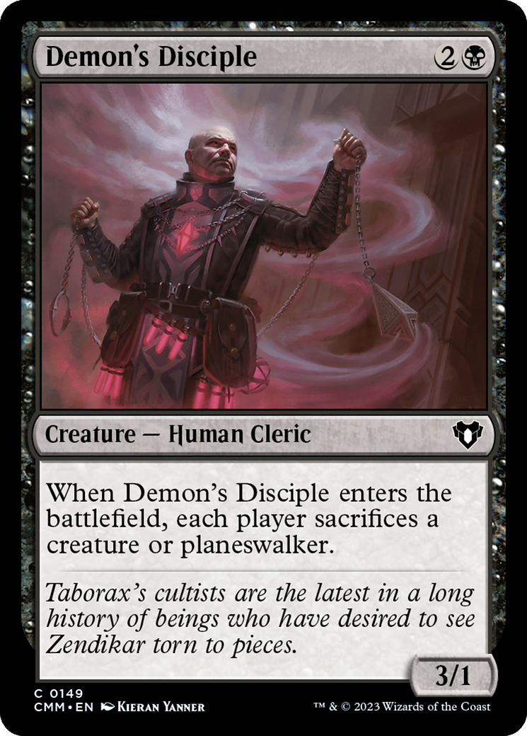 Demon's Disciple [Commander Masters] | Clutch Gaming