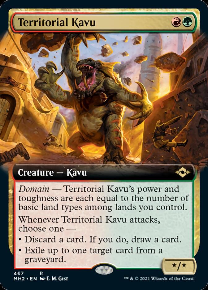 Territorial Kavu (Extended Art) [Modern Horizons 2] | Clutch Gaming