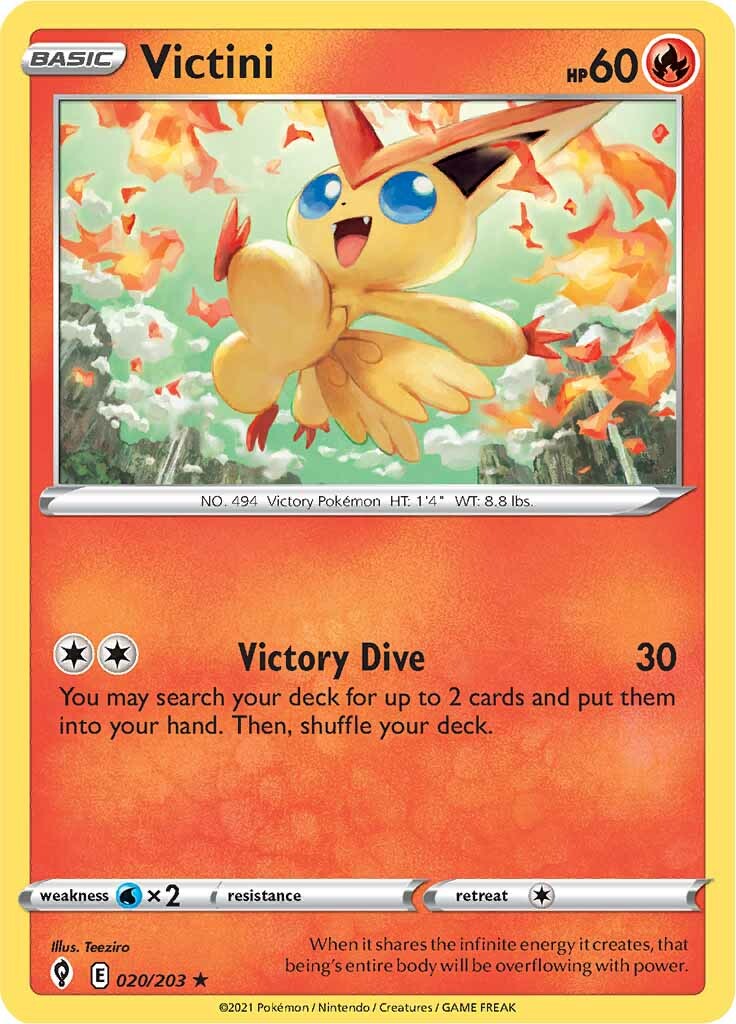 Victini (020/203) [Sword & Shield: Evolving Skies] | Clutch Gaming