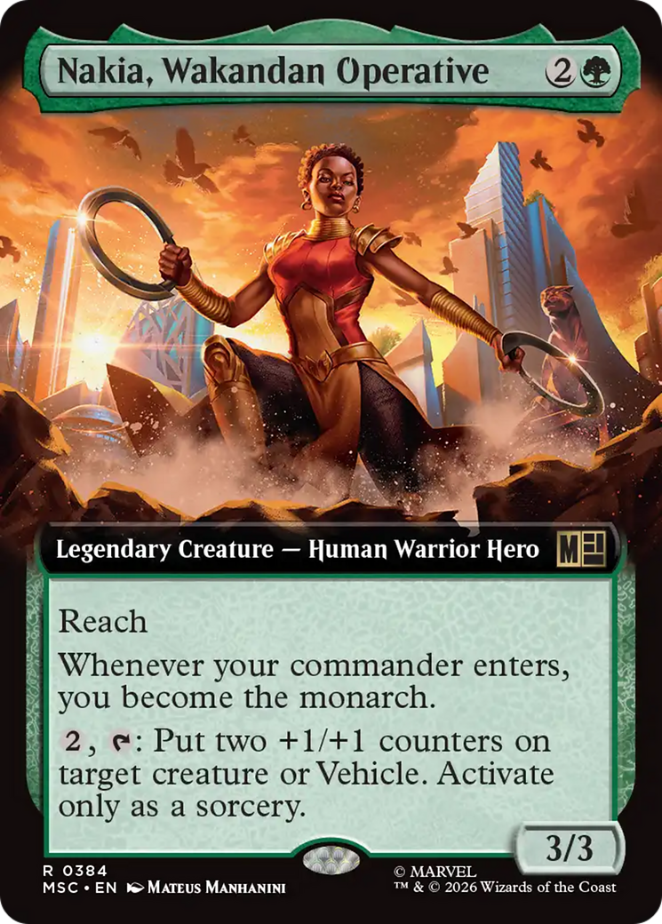 Nakia, Wakandan Operative (Extended Art) [Marvel Super Heroes Commander] | Clutch Gaming