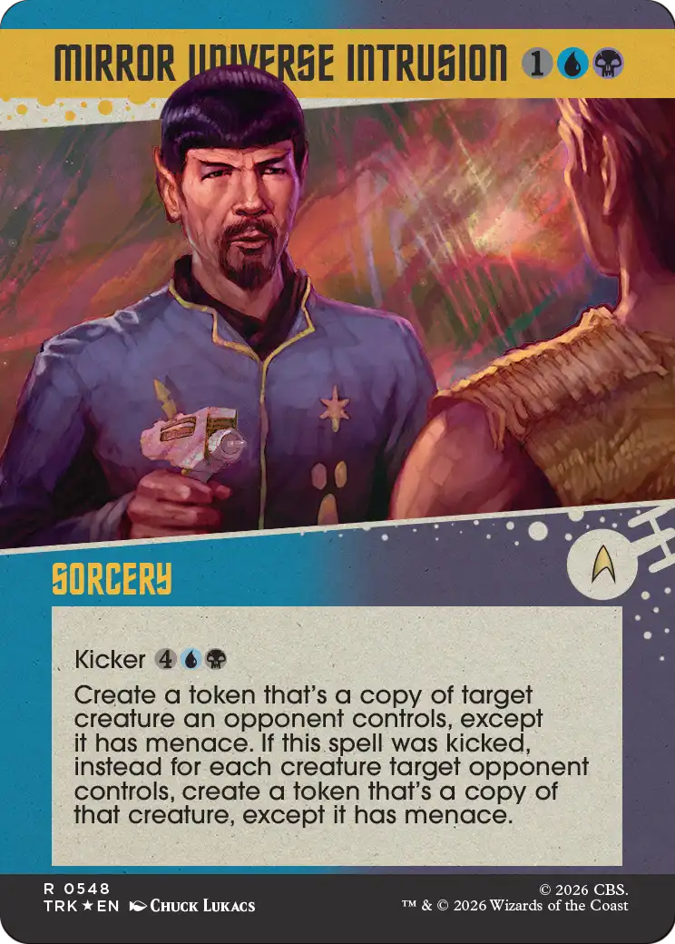 Mirror Universe Intrusion (Showcase) (Surge Foil) [Star Trek] | Clutch Gaming