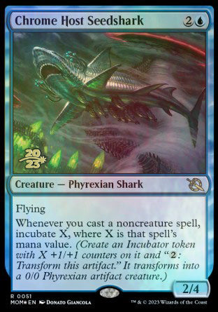 Chrome Host Seedshark [March of the Machine Prerelease Promos] | Clutch Gaming