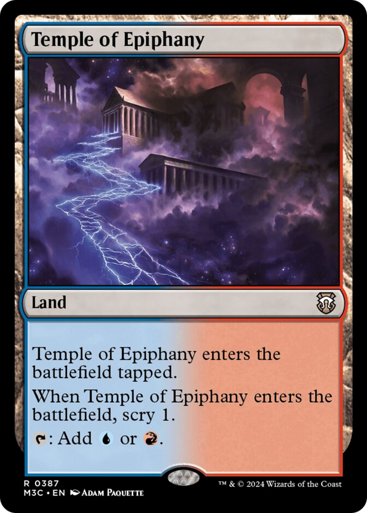 Temple of Epiphany [Modern Horizons 3 Commander] | Clutch Gaming