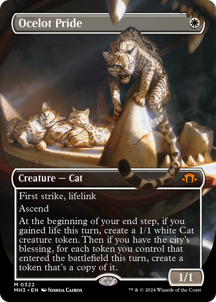 Ocelot Pride (Borderless) [Modern Horizons 3] | Clutch Gaming