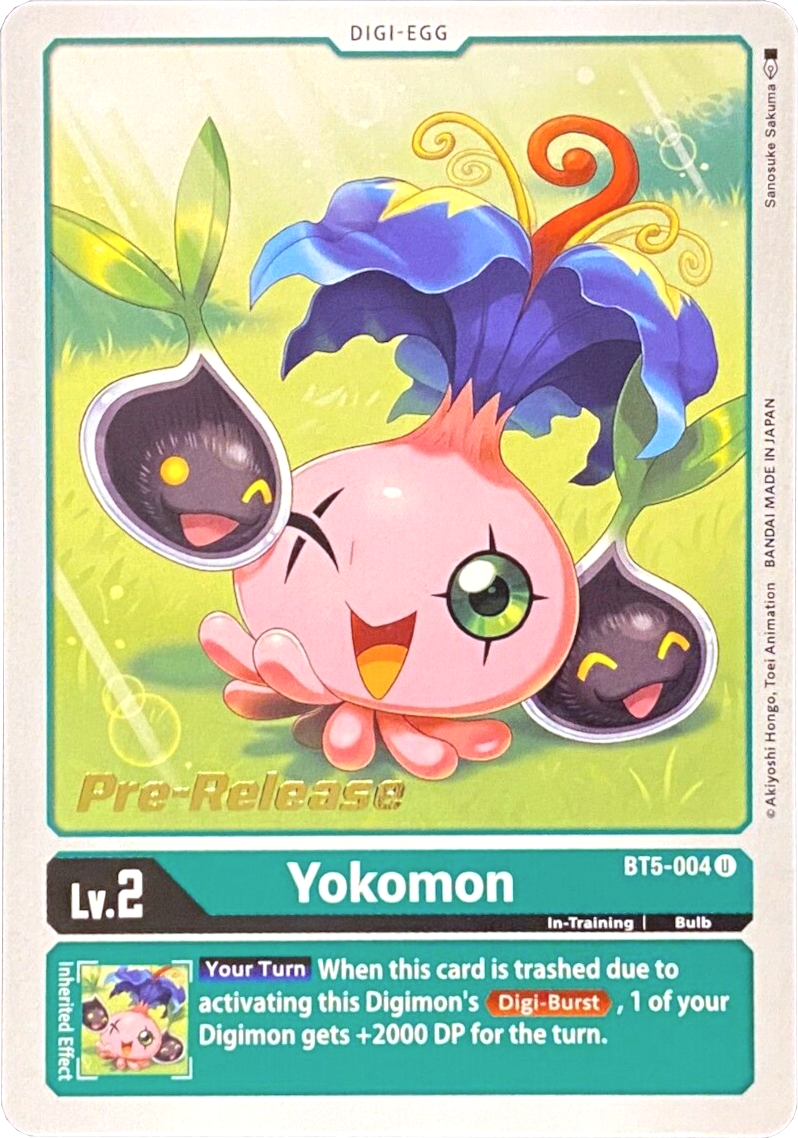 Yokomon [BT5-004] [Battle of Omni Pre-Release Promos] | Clutch Gaming