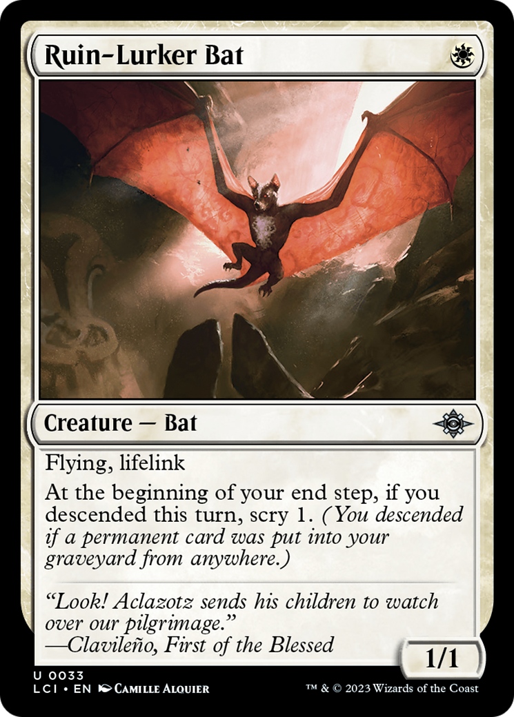 Ruin-Lurker Bat [The Lost Caverns of Ixalan] | Clutch Gaming