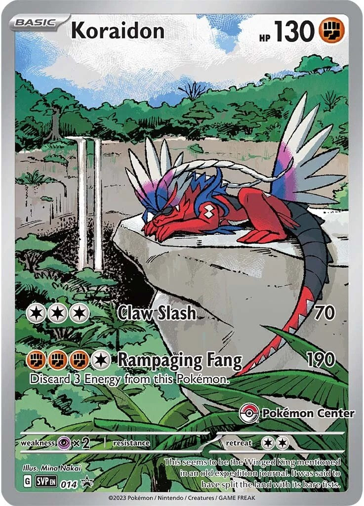 Koraidon (124/198) (Pokemon Center Exclusive) [Scarlet & Violet: Black Star Promos] | Clutch Gaming