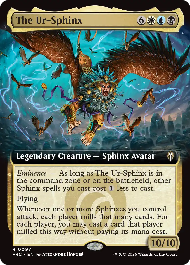 The Ur-Sphinx (Extended Art) [Reality Fracture Commander] | Clutch Gaming