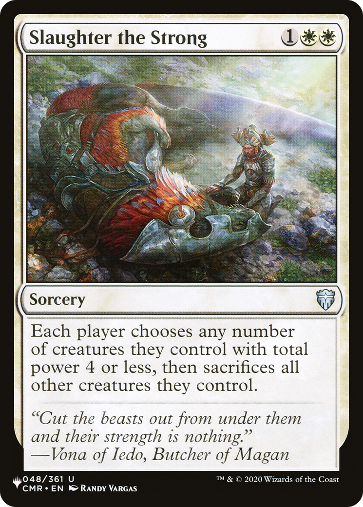 Slaughter the Strong [The List Reprints] | Clutch Gaming