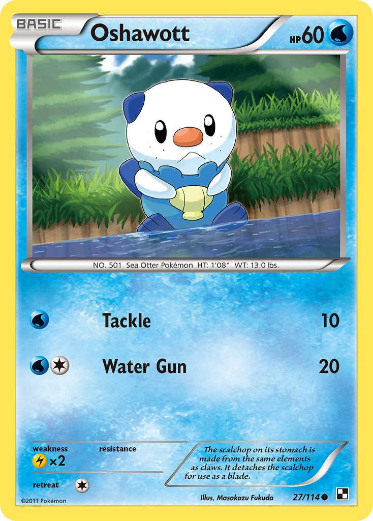 Oshawott (27/114) [Alternate Art Promos] | Clutch Gaming