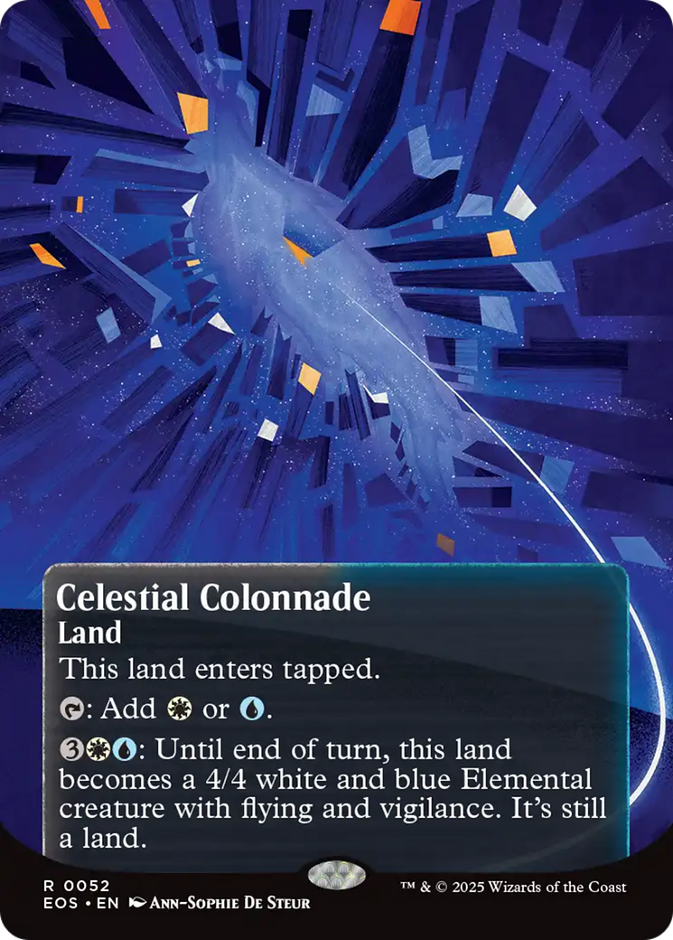 Celestial Colonnade (0052) (Borderless) [Edge of Eternities: Stellar Sights] | Clutch Gaming