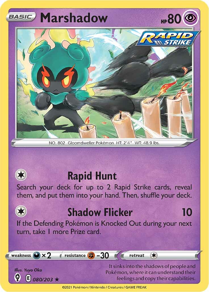 Marshadow (080/203) [Sword & Shield: Evolving Skies] | Clutch Gaming