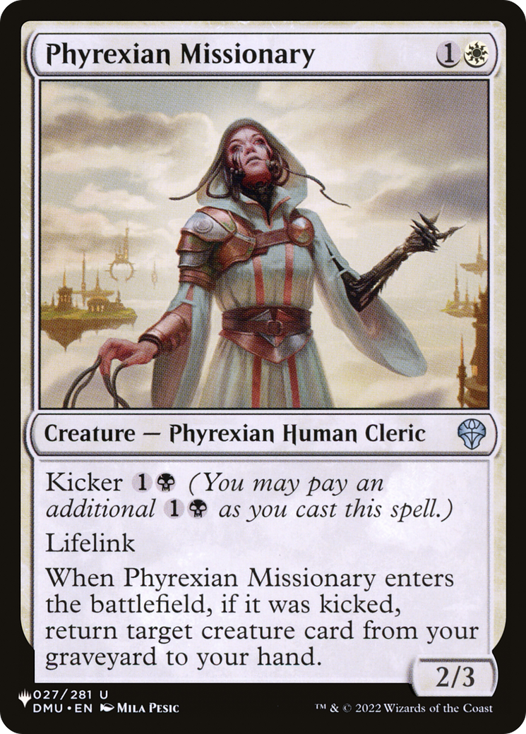 Phyrexian Missionary [The List Reprints] | Clutch Gaming