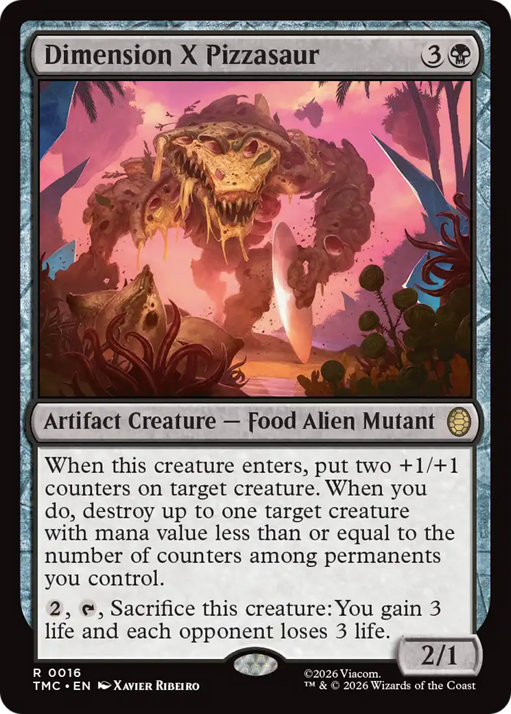 Dimension X Pizzasaur [Teenage Mutant Ninja Turtles Commander] | Clutch Gaming