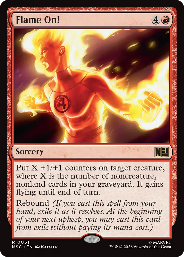 Flame On! (Surge Foil) [Marvel Super Heroes Commander] | Clutch Gaming