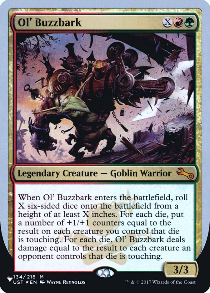 Ol' Buzzbark (Unfinity Foil Edition) [The List] | Clutch Gaming