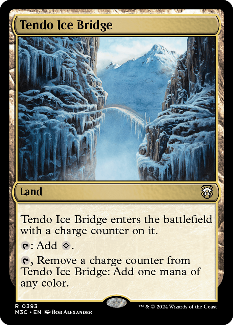 Tendo Ice Bridge (Ripple Foil) [Modern Horizons 3 Commander] | Clutch Gaming