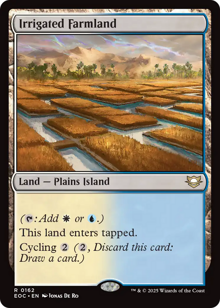 Irrigated Farmland [Edge of Eternities Commander] | Clutch Gaming