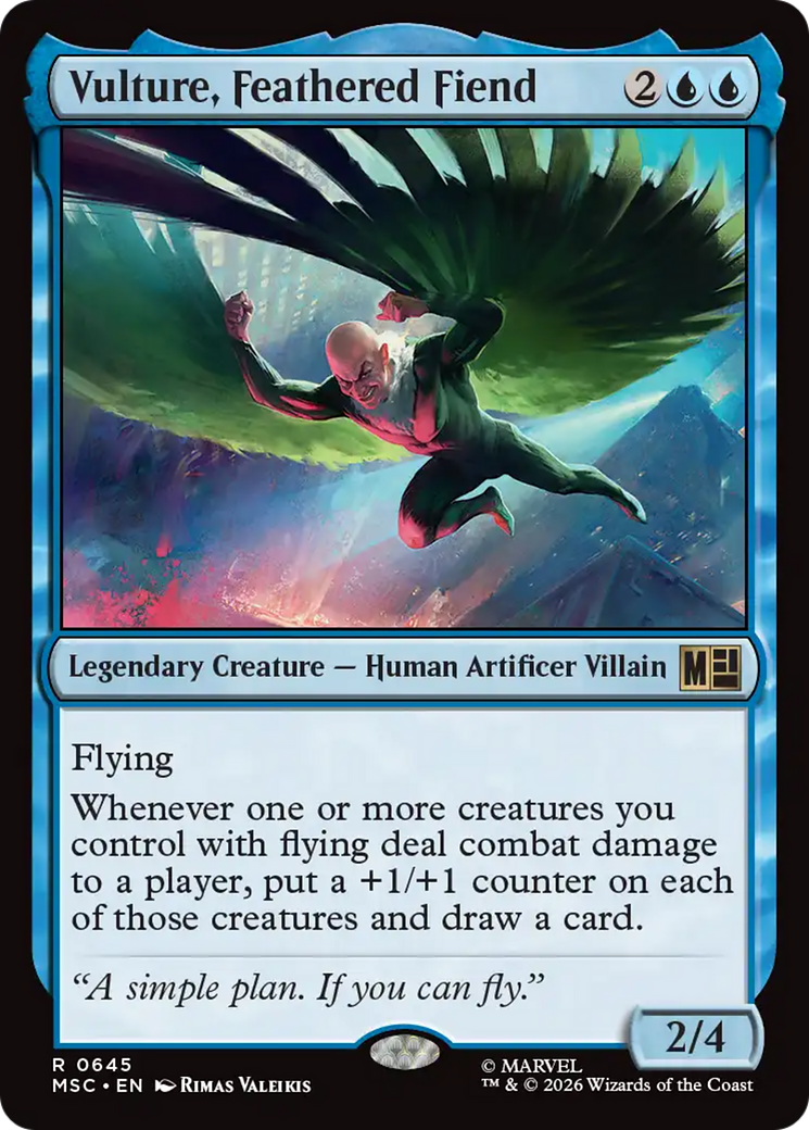 Vulture, Feathered Fiend [Marvel Super Heroes Commander] | Clutch Gaming