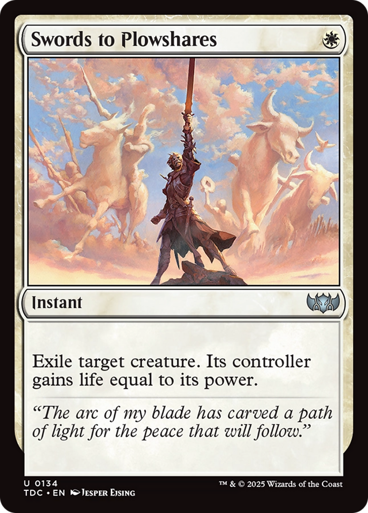 Swords to Plowshares [Tarkir: Dragonstorm Commander] | Clutch Gaming