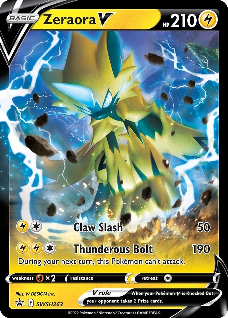 Zeraora V (SWSH263) [Sword & Shield: Black Star Promos] | Clutch Gaming