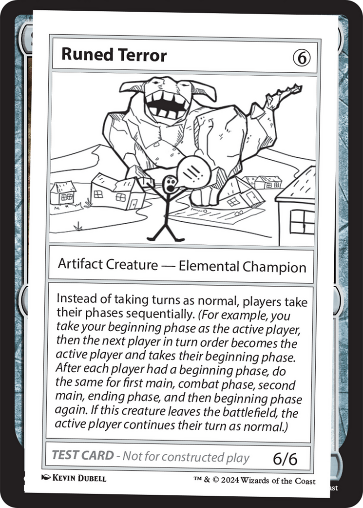 Runed Terror [Mystery Booster 2 Playtest Cards] | Clutch Gaming