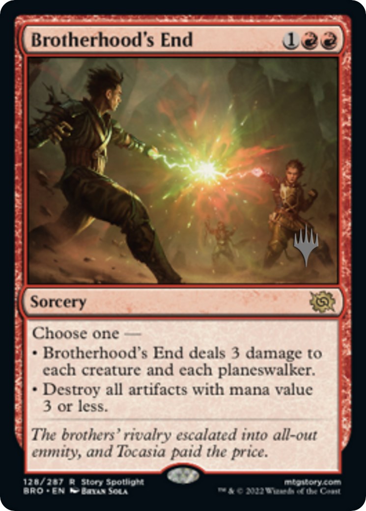 Brotherhood's End (Promo Pack) [The Brothers' War Promos] | Clutch Gaming