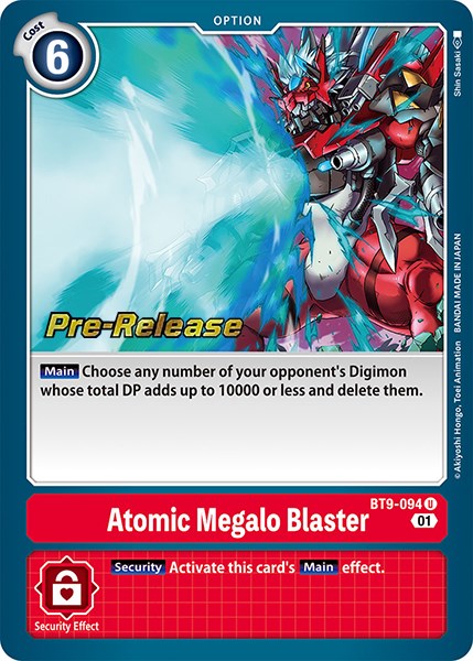 Atomic Megalo Blaster [BT9-094] [X Record Pre-Release Promos] | Clutch Gaming