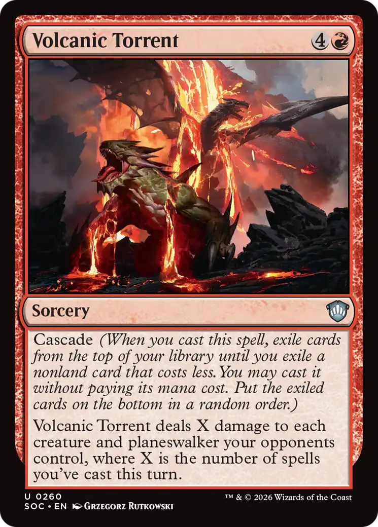Volcanic Torrent [Secrets of Strixhaven Commander] | Clutch Gaming