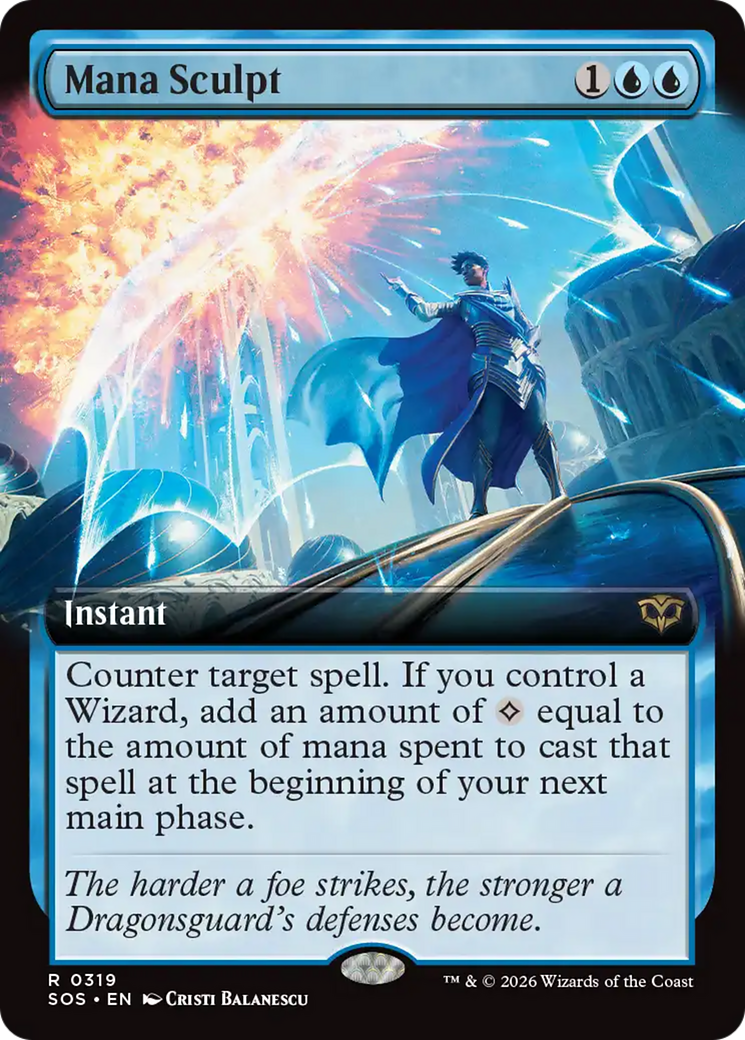 Mana Sculpt (Extended Art) [Secrets of Strixhaven] | Clutch Gaming