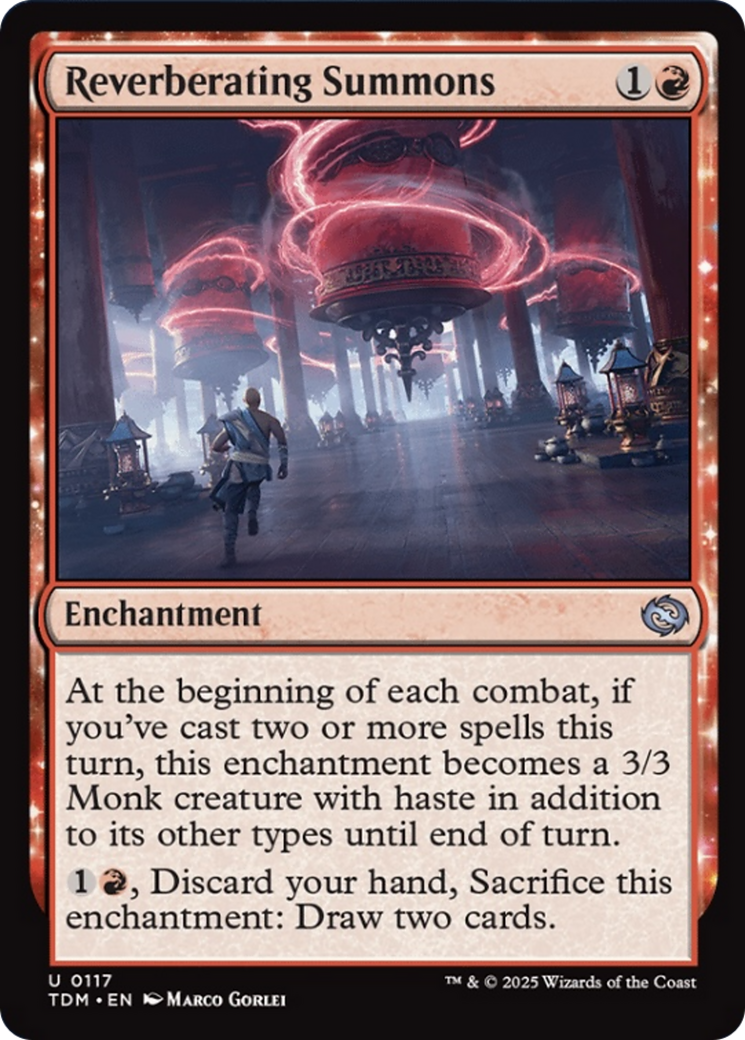 Reverberating Summons [Tarkir: Dragonstorm] | Clutch Gaming