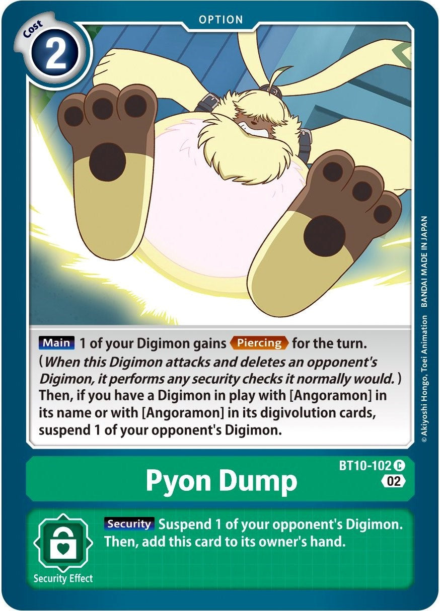 Pyon Dump [BT10-102] [Xros Encounter] | Clutch Gaming