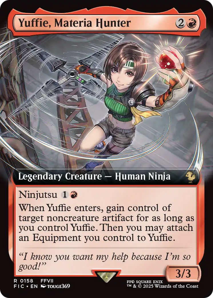 Yuffie, Materia Hunter (Extended Art) [FINAL FANTASY Commander] | Clutch Gaming