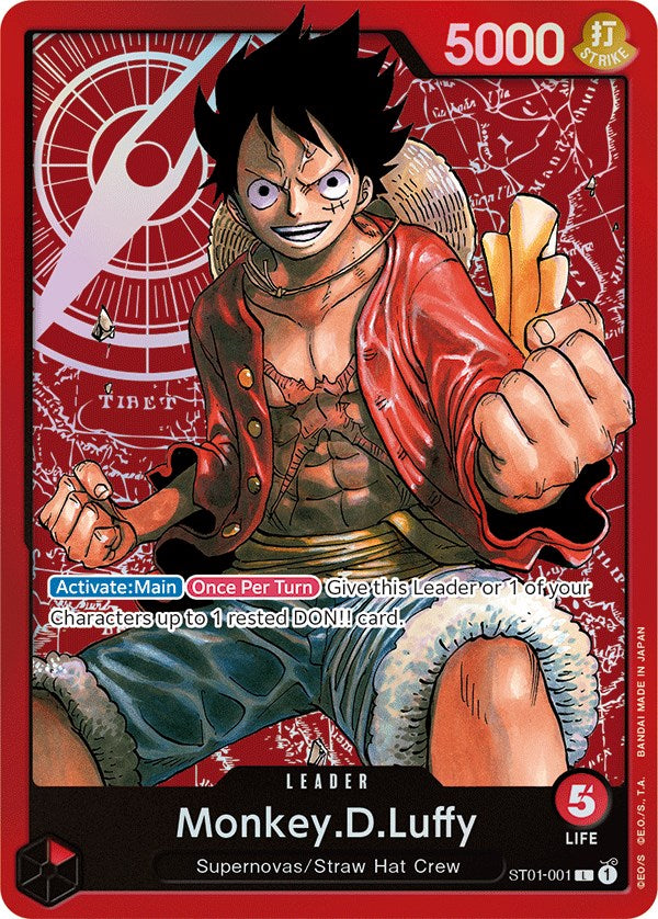 Monkey.D.Luffy (001) [Starter Deck: Straw Hat Crew] | Clutch Gaming