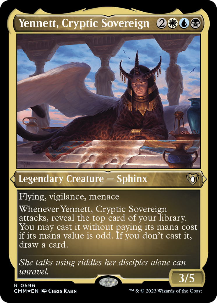 Yennett, Cryptic Sovereign (Foil Etched) [Commander Masters] | Clutch Gaming